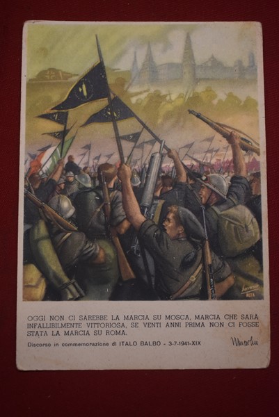 WW2 ITALIAN UNUSED MILITARY POSTCARD