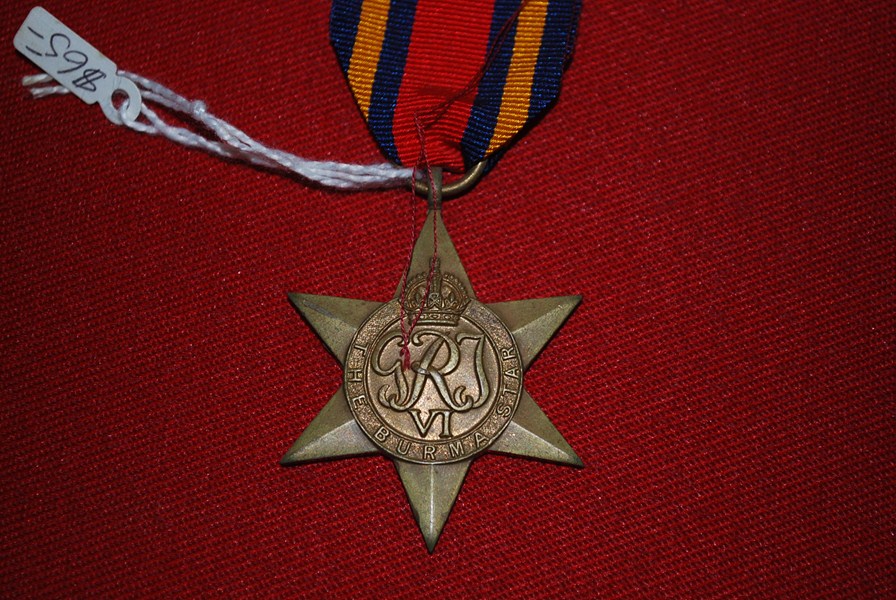 WW2 BRITISH BURMA STAR MEDAL