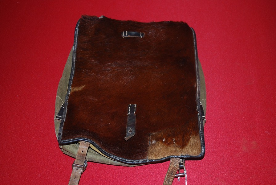 WW2 GERMAN PONY FUR BACK PACK-SOLD