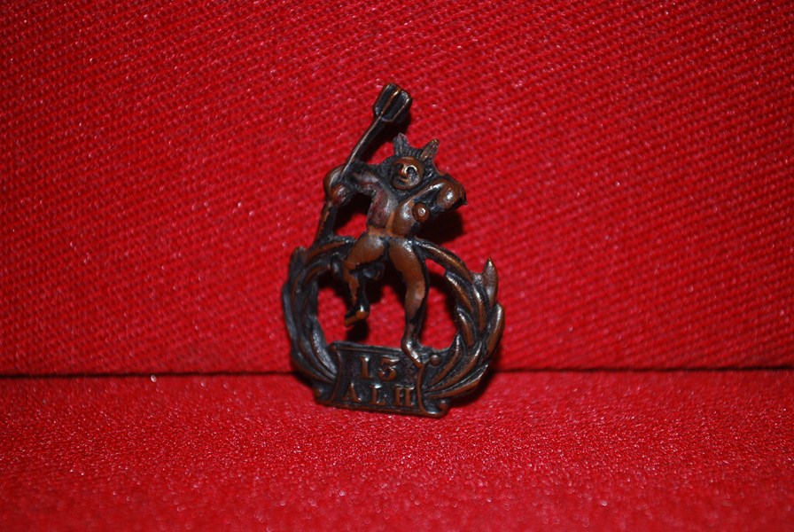 13 AUSTRALIAN LIGHT HORSE COLLAR BADGE-SOLD