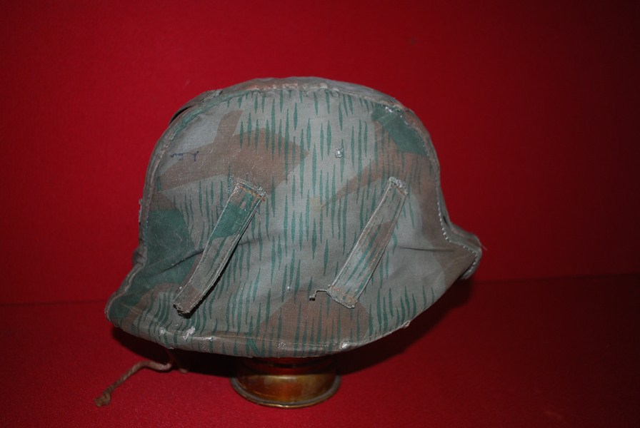 WW2 GERMAN CAM HELMET COVER-SOLD