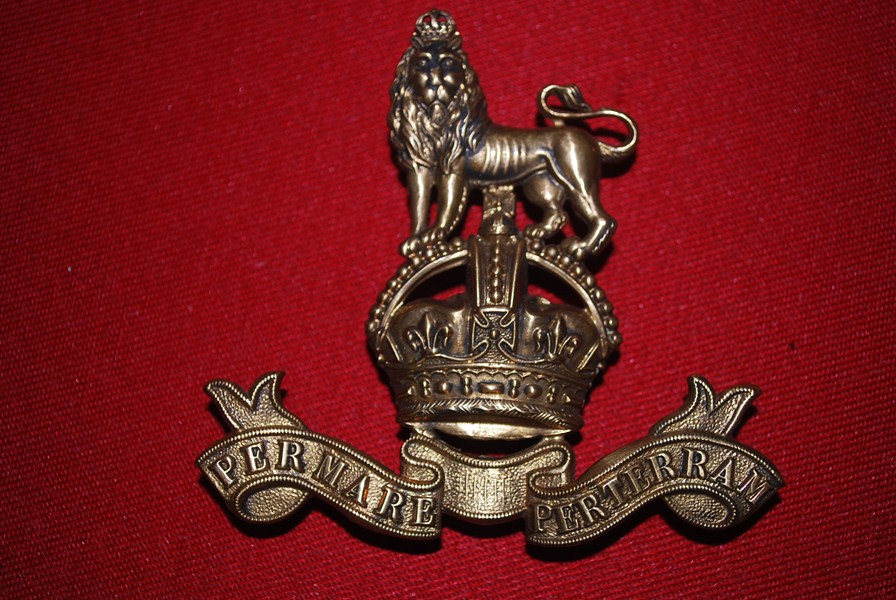 ROYAL MARINES HELMET PLATE