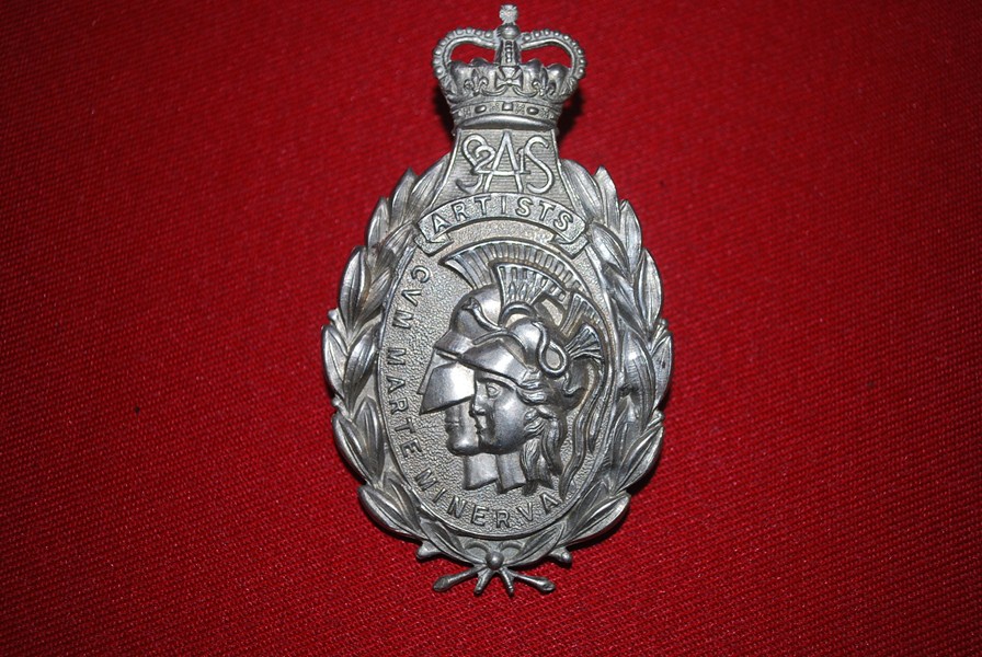 HELMET PLATE/BADGE SAS ARTISTS RIFLES-SOLD