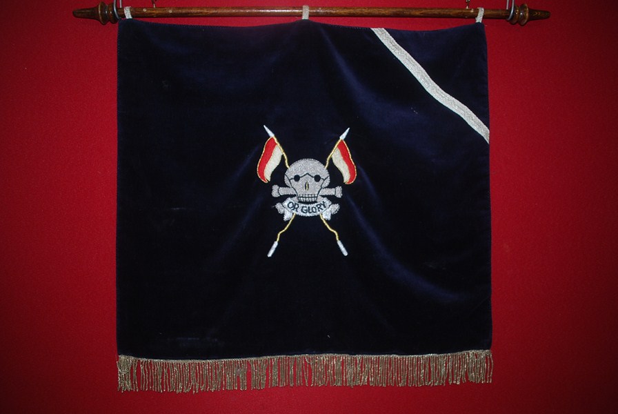 17TH LANCERS TRUMPET BANNER-SOLD