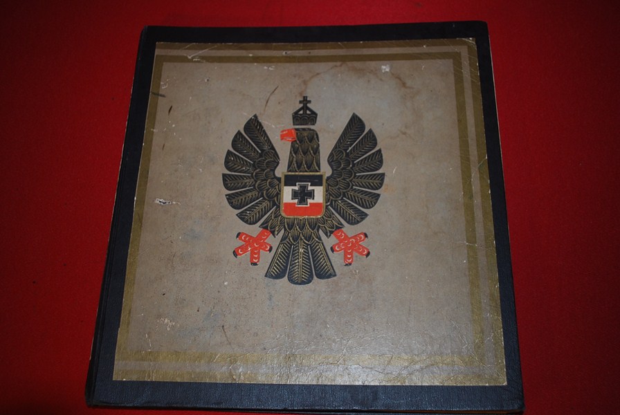 WW1 GERMAN CIGARETTE CARD ALBUM-SOLD