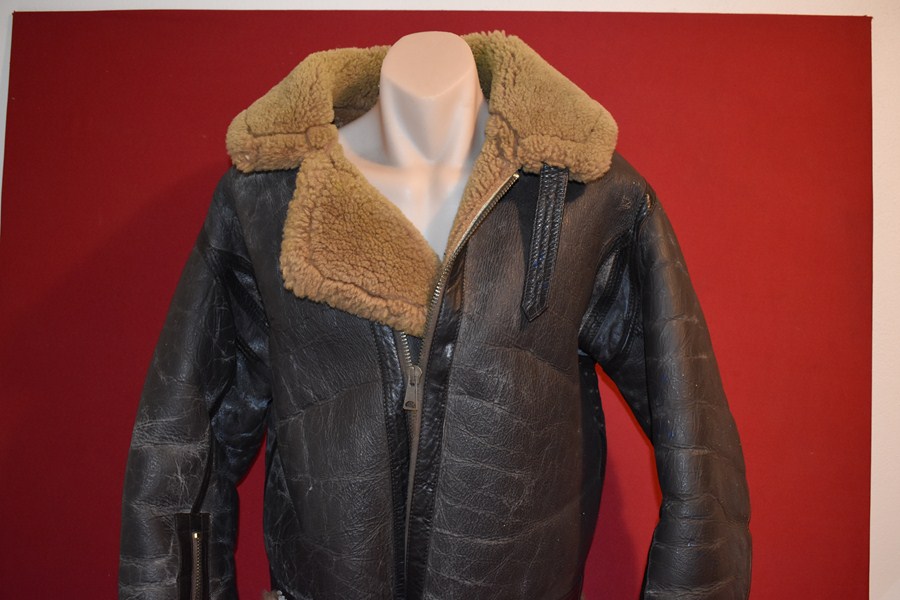 WW2 RAF/RAAF IRVIN SHEEPSKIN LEATHER FLYING JACKET-SOLD