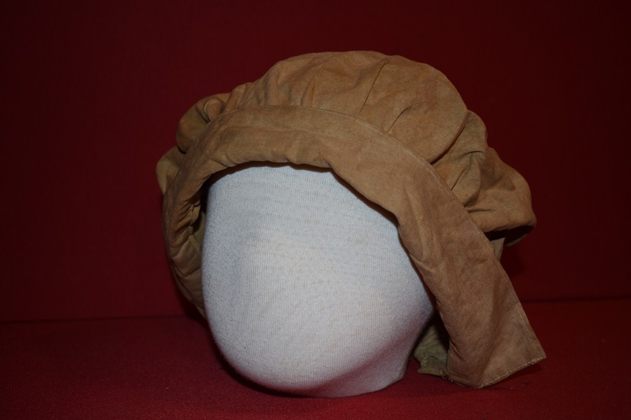 WW1 FEMALE MUNITIONS WORKERS HAIR BONNET/CAP-SOLD