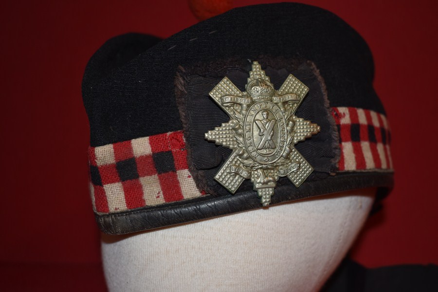 WW2 ROYAL SCOTTISH HIGHLANDERS BONNET-SOLD