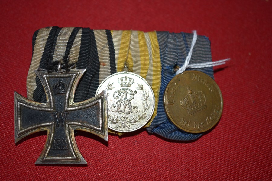 WW1 GERMAN 3 MEDAL GROUP-SOLD