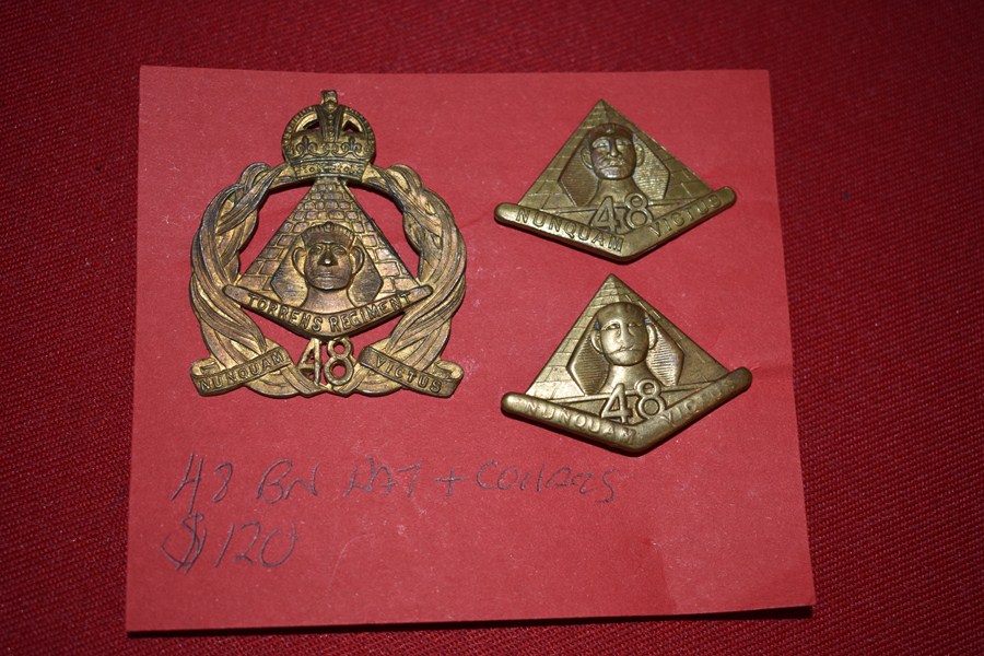 AUSTRALIAN ARMY BADGE 48 BN (TORRENS REGT) 30-42-SOLD