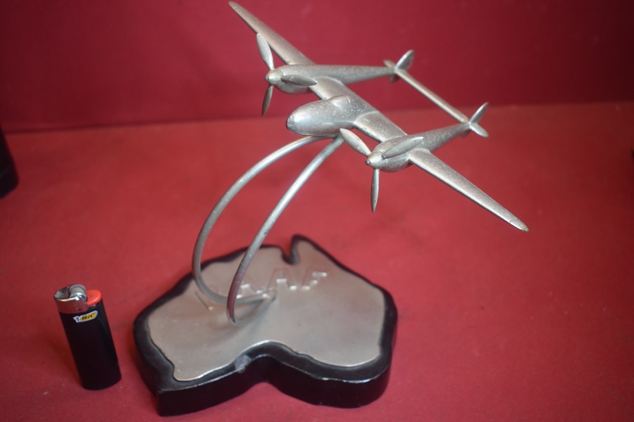 WW2 ERA TRENCH ART AUSTRALIAN RAAF MOSQUITO