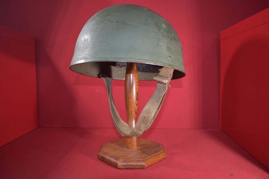 WW2 BRITISH ARMORED CREWMANS HELMET-SOLD