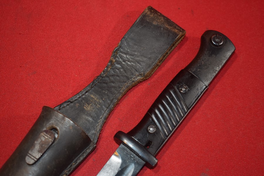 WW2 GERMAN K98 BAYONET AND FROG-SOLD