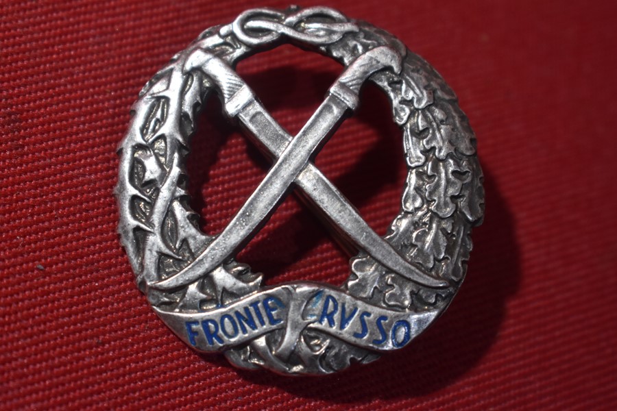 WW2 ITALIAN RUSSIAN FRONT HONOUR BADGE-SOLD