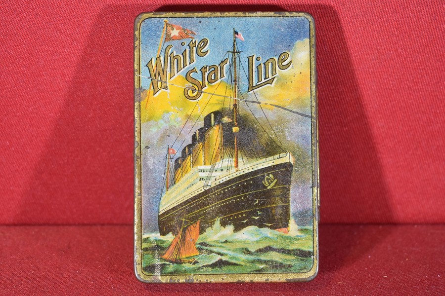 WHITE STAR LINE TOBACCO TIN 'OLYMPIC'-SOLD