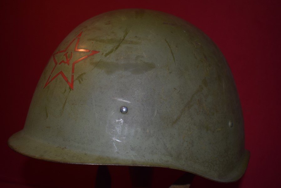 WW2 RUSSIAN SSH-40 HELMET-SOLD