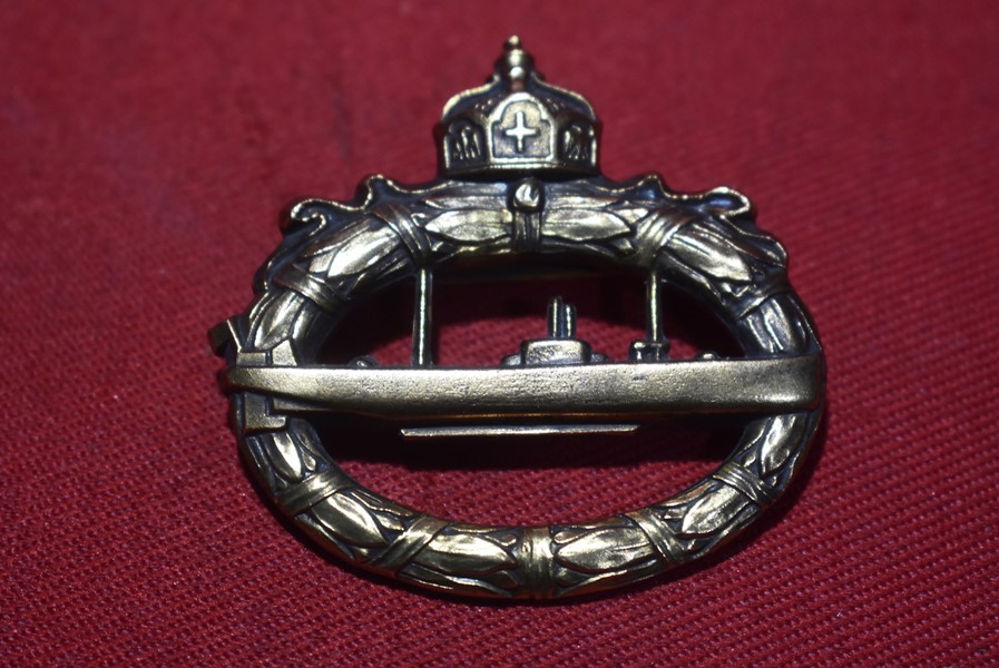 WW1 GERMAN U BOAT BADGE-SOLD