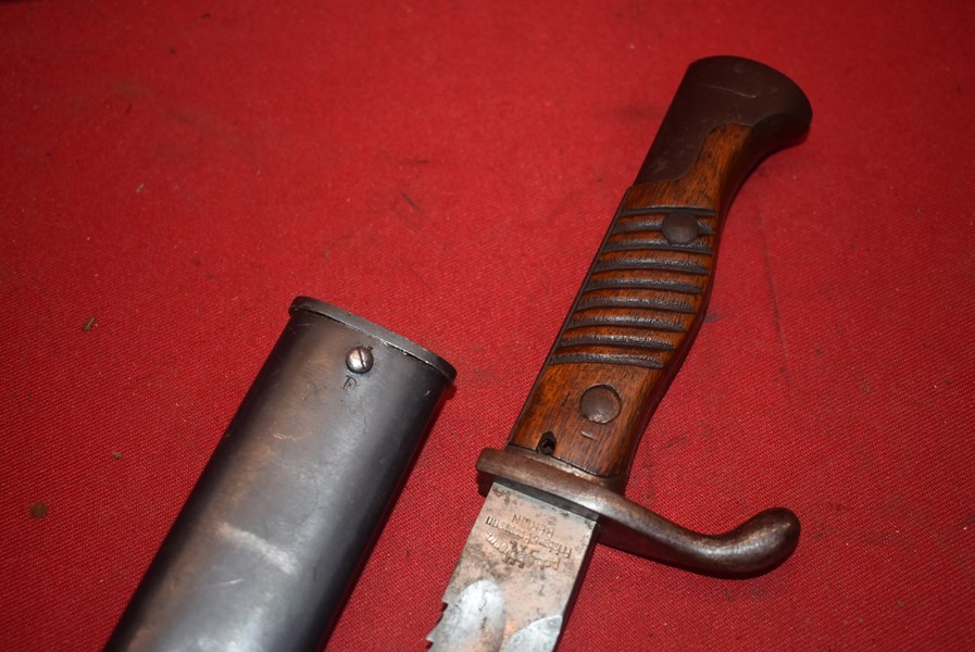 PATTERN 98/05 WW1 GERMAN SAWBACK BAYONET-SOLD