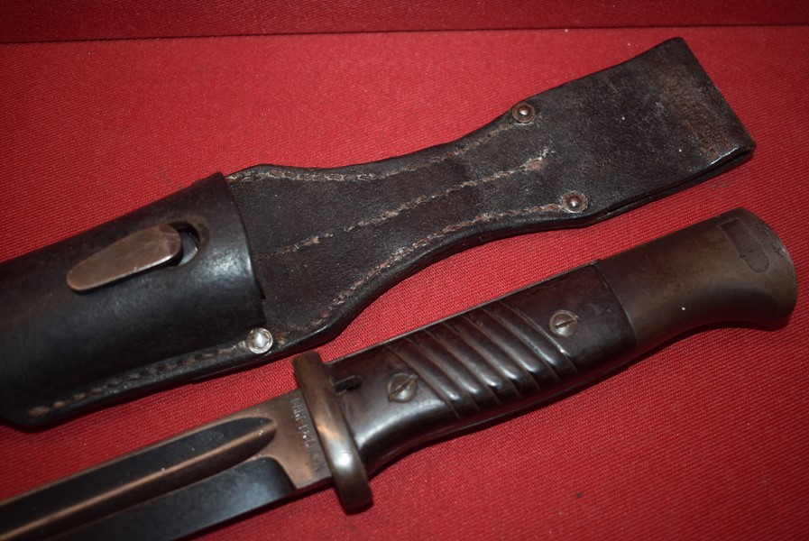 WW2 GERMAN K98 BAYONET WITH ORIGINAL FROG-SOLD