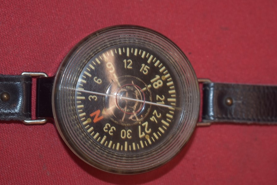 WW2 GERMAN LUFTWAFFE PILOTS WRIST COMPASS-SOLD..