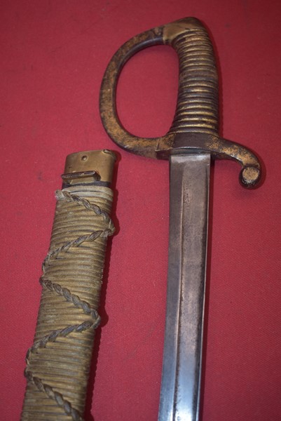 UNIDENTIFIED FRENCH OR GERMAN SHORT SWORD CIRCA 1860's-SOLD