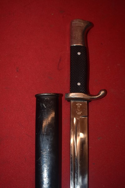 WW2 GERMAN KS98 PARADE BAYONET-ANTON WINGER-SOLD