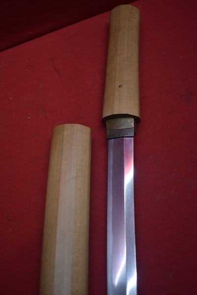 JAPANESE WAKIZASHI IN SHIRASAYA-SOLD