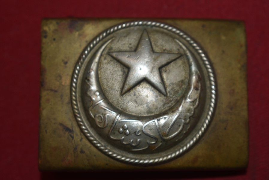 WW1 TURKISH OFFICERS BELT BUCKLE.SOLD