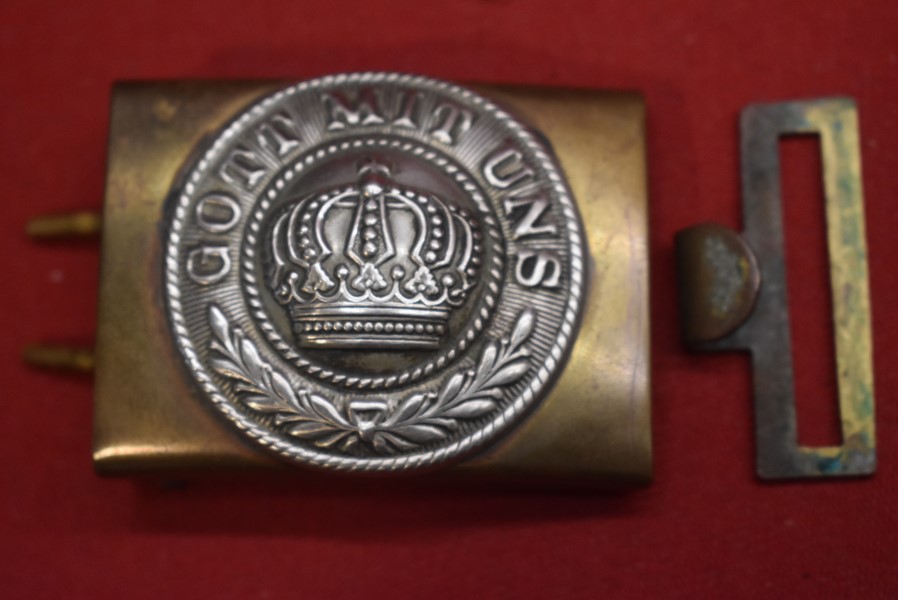 WW1 IMPERIAL GERMAN ARMY BELT BUCKLE SMALLER VERSION.