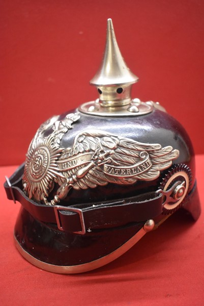 WW1 GERMAN GARDE PIONEER PICKELHAUBE/SPIKE HELMET=SOLD