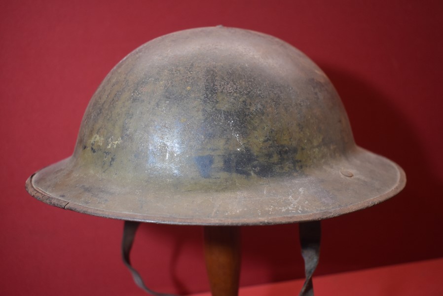 WW1 BRITISH/AUSTRALIAN "TOMMY" HELMET-SOLD