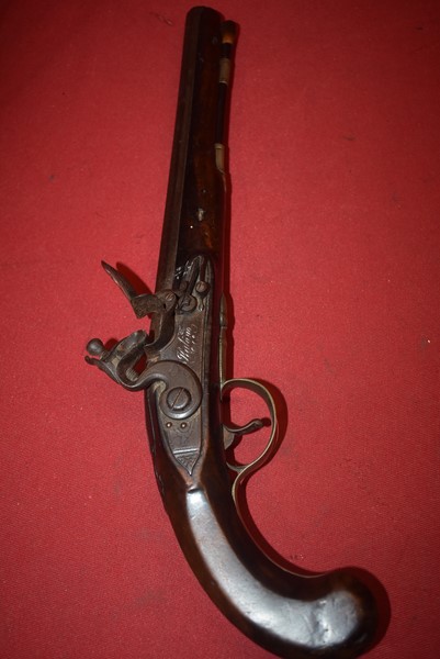 18th CENTURY FLINTLOCK PISTOL-SOLD