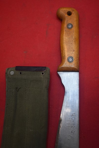 BRITISH ARMY ISSUE MARTINDALE 58 PATTERN GOLOK MACHETE DATED 1981-SOLD