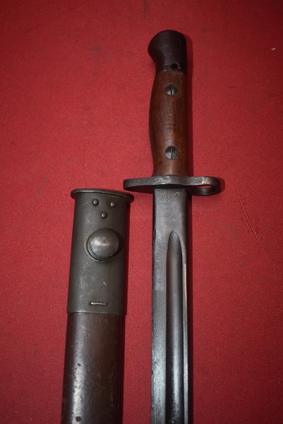 AUSTRALIAN ISSUED WW2 OWEN GUN BAYONET DATED MARCH 1945.-SOLD