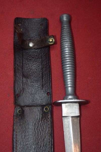 WW2 AUSTRALIAN ARMY COMMANDO STILLETTO KNIFE FS STYLE BY GREGSTEEL-SOLD