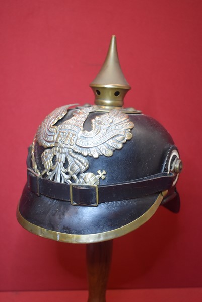 WW1 GERMAN PICKELHAUBE/SPIKE HELMET-SOLD