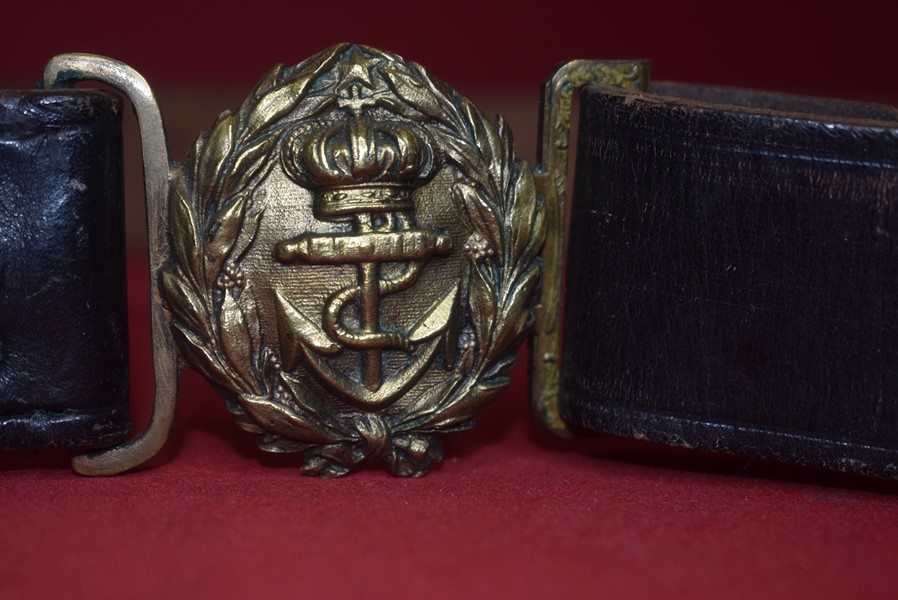 WW2 ITALIAN REGIA MARINA (NAVY) BELT AND BUCKLE