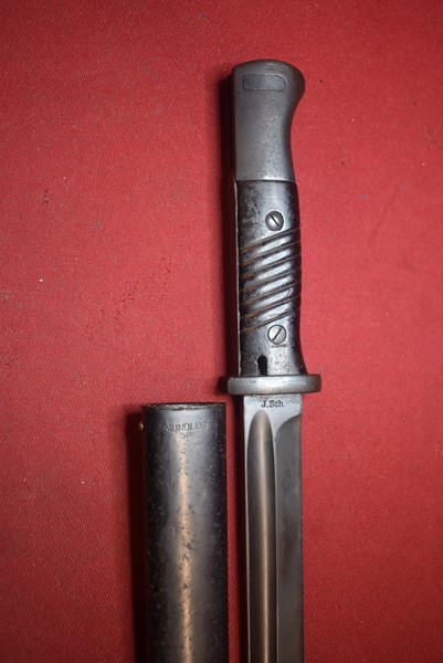 WW2 GERMAN K98 BAYONET By J. Sch-SOLD