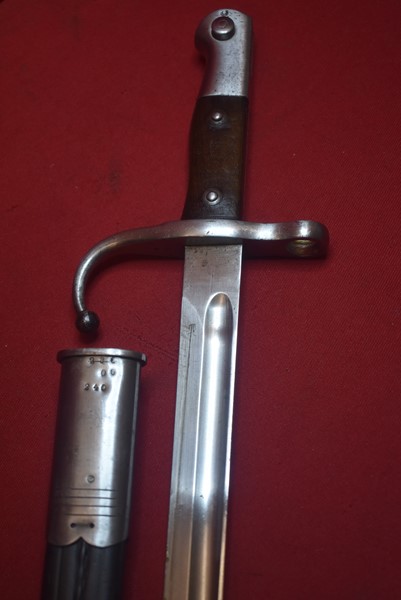 TURKISH WW1 M1890 BAYONET BY KIRSCHBAUM FULL LENGTH-SOLD