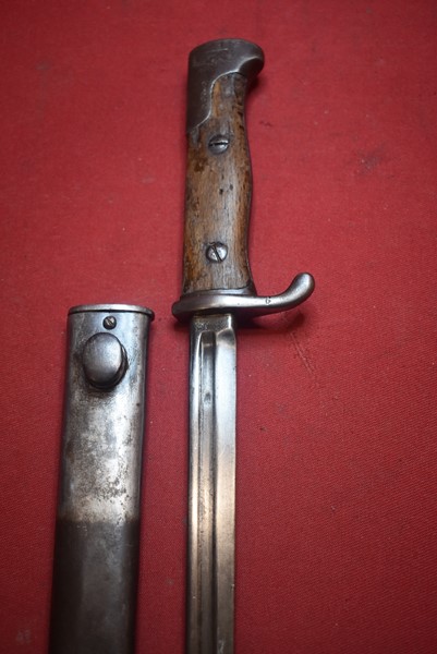 WW1 TURKISH ISSUED CUT DOWN GERMAN M1898 BAYONET.