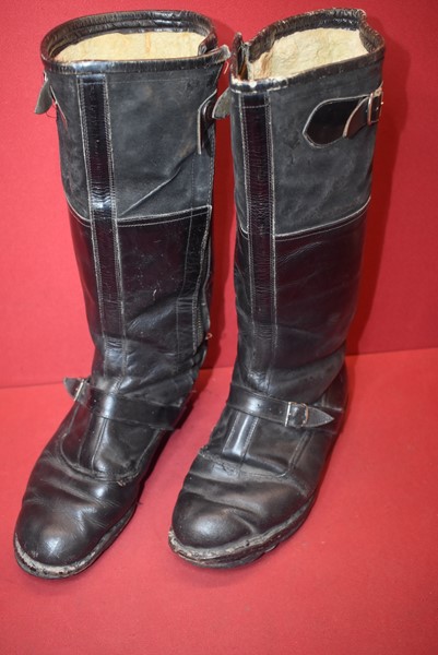 WW2 GERMAN LUFTWAFFE PILOTS FLYING BOOTS-SOLD