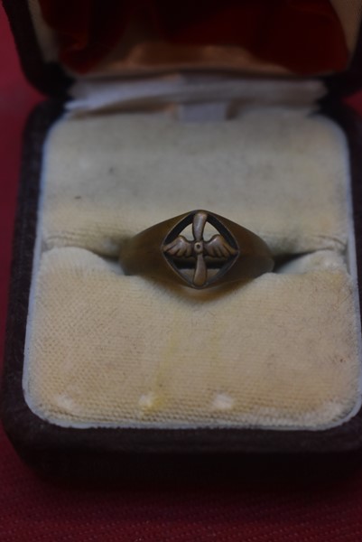 WW1 IMPERIAL GERMAN PILOTS RING.-SOLD