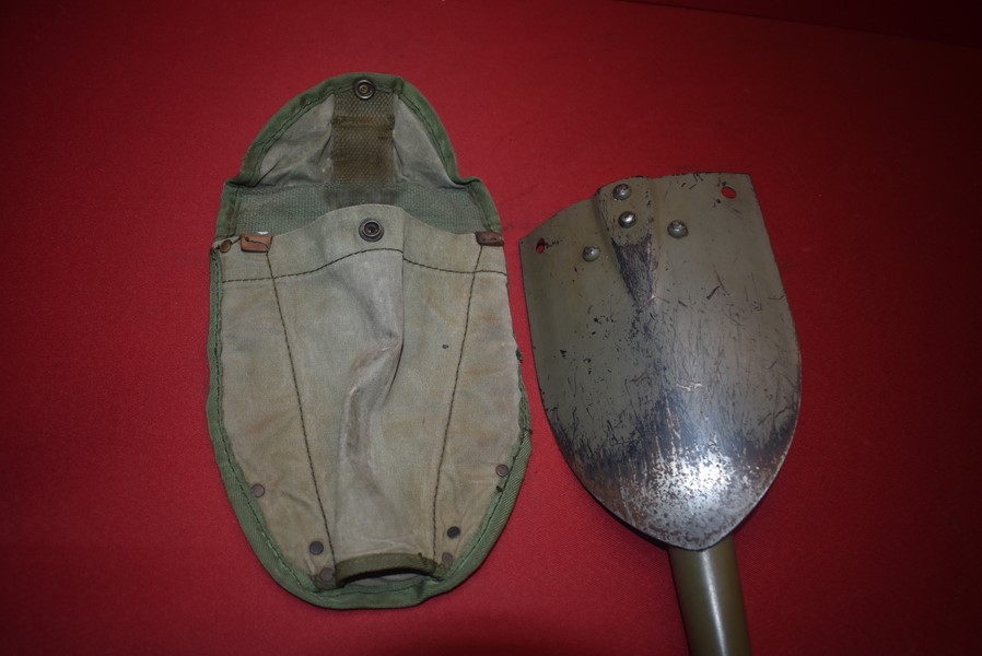 M1943 VIETNAM ERA ENTRENCHING TOOL AND COVER-SOLD