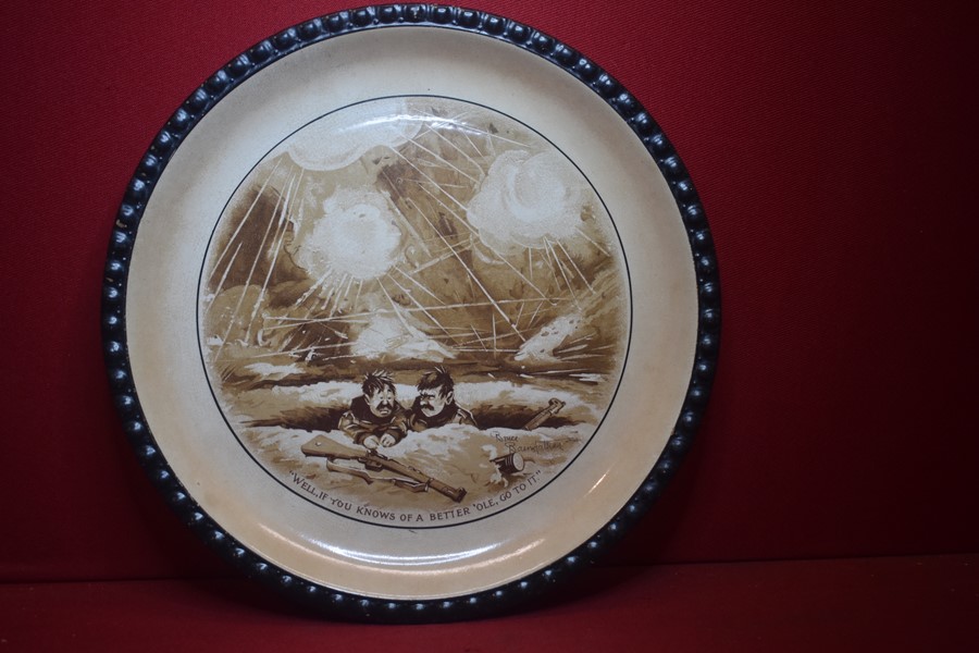 WW1 BRUCE BAIRNSFATHER "OLD BILL PLATE"