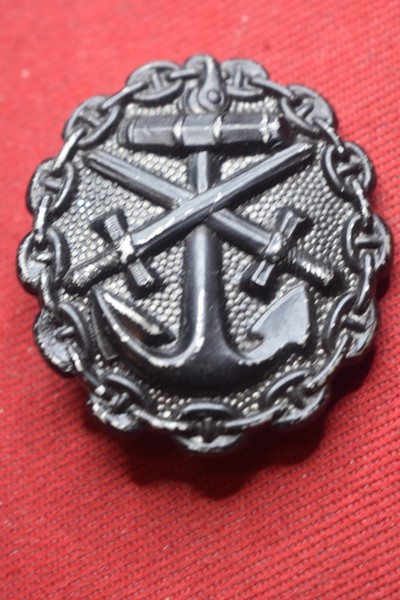 WW1 GERMAN NAVY (KRIEGSMARINE) BLACK WOUND BADGE-SOLD