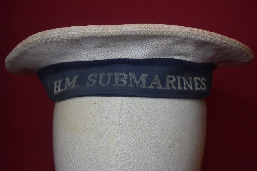 WW1 HM SUBMARINES SAILORS CAP-SOLD