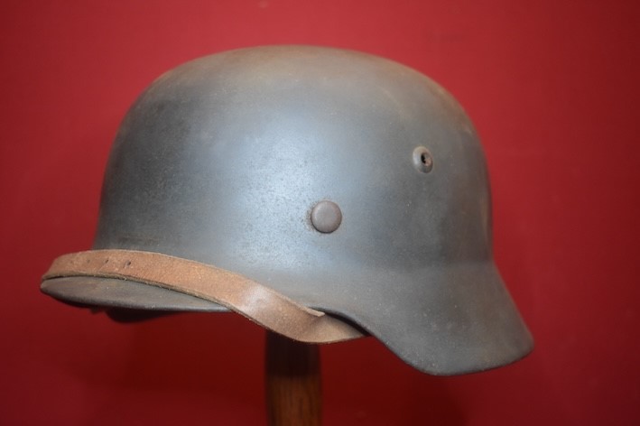 WW2 GERMAN M35 HELMET NO DECALS-SOLD