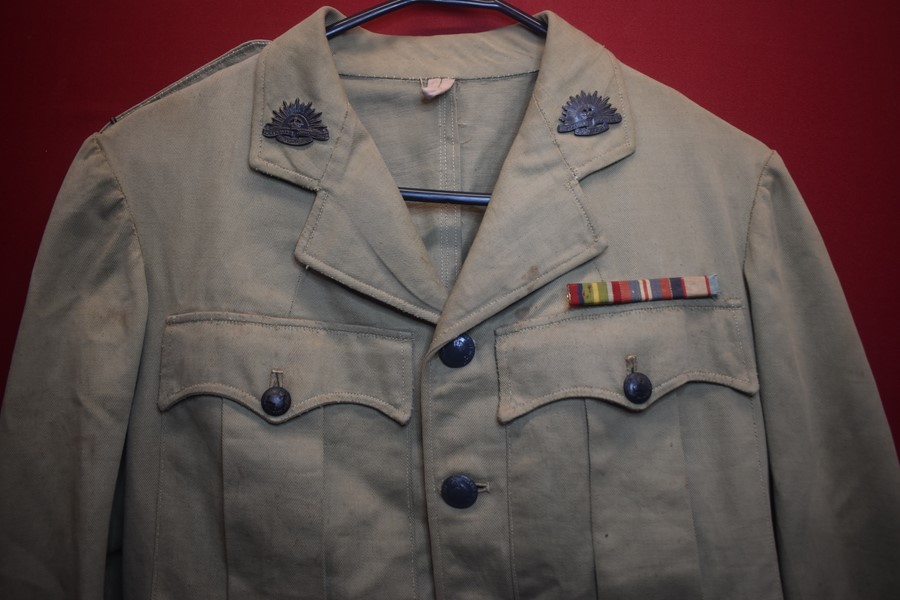 WW2 WESTERN AUSTRALIAN NAMED ARMY OFFICERS TUNIC