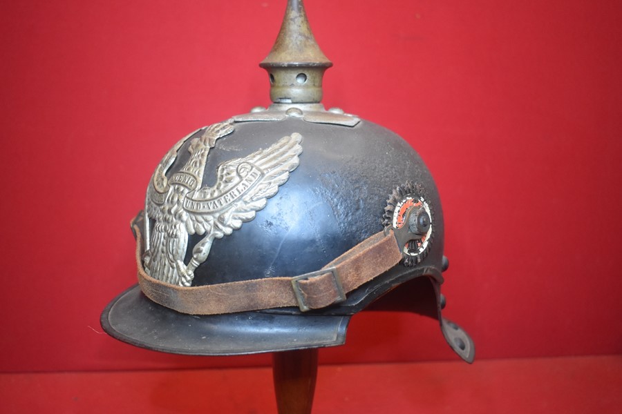 WW1 IMPERIAL GERMAN JAGER ZU-PFERDE LOBSTER TAIL HELMET-SOLD