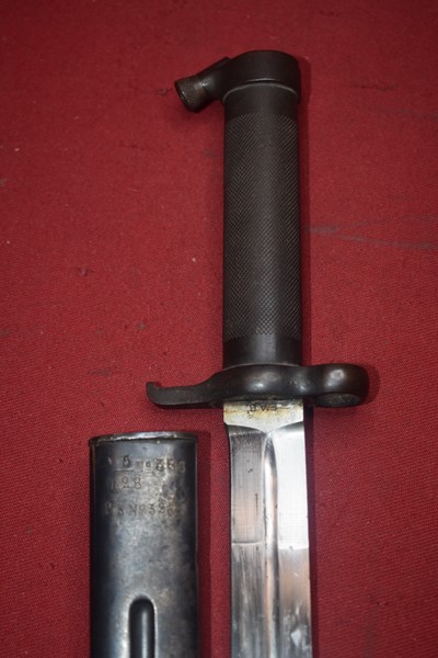 SWEDISH M1896 BAYONET FOR THE MAUSER RIFLE